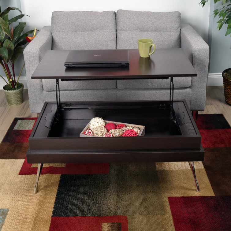 Wrought Studio Kitzmiller Lift Top Coffee Table with Storage & Reviews ...